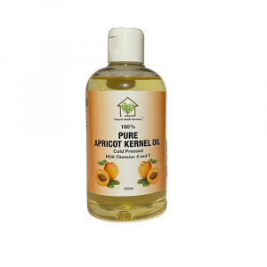 apricot kernel oil in a bottle