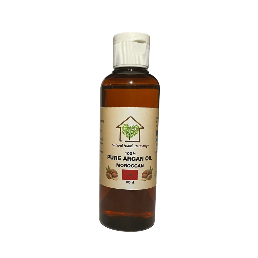 argan oil in a bottle