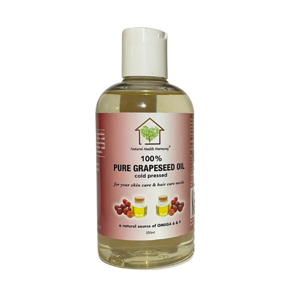 grapeseed oil in a bottle