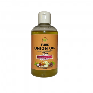 onion oil in a bottle