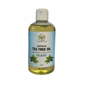 tea tree oil in a bottle